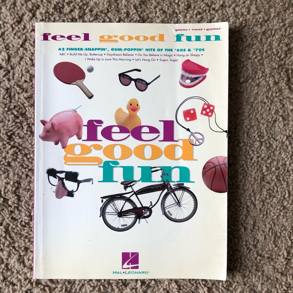 Feel Good Fun Piano vocal guitar book